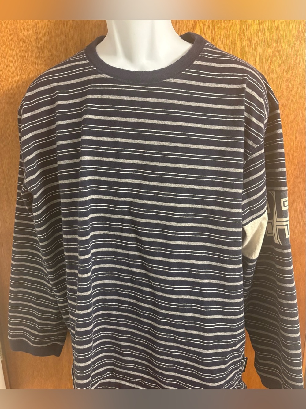 MENS Joe Boxer Long Sleeve 85 Striped Pullover Shirt Sz. XL